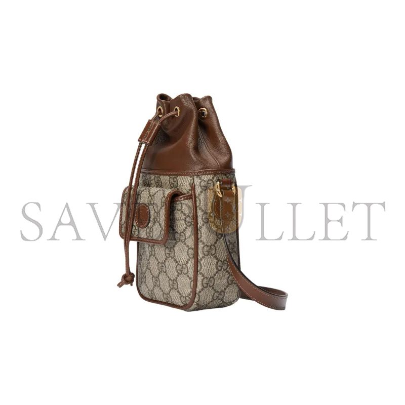 G*u*i gg mini bucket bag 746303 (20*11.5*5.5cm)